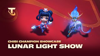 Lunar Light Show  Chibi Champion Showcase  Teamfight Tactics [upl. by Epuladaug]