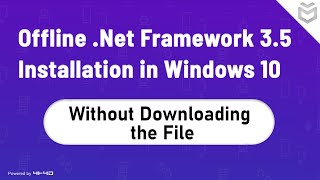 NET Framework Offline Install in Windows 10  25  35  45 [upl. by Huntingdon996]