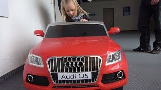 Elektro Kinderauto Kinderfahrzeug AudiQ5 im EURONICS Test [upl. by Flinn]