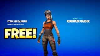 How To Get RENEGADE RAIDER SKIN FREE in Fortnite Chapter 5 [upl. by Ettennaj]