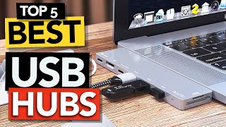 ✅ TOP 5 Best USB Hubs to buy this year [upl. by Kennett]