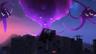 Wither Storm VS Ruined City [upl. by Chadabe]