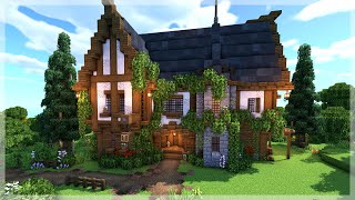 Minecraft How to Build a Medieval TavernInn [upl. by Acima]