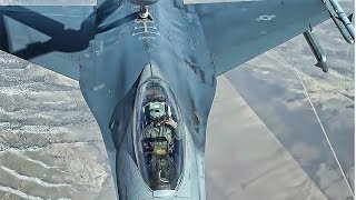 Mid Air Refueling • F16 Pilots Are Cool [upl. by Fe864]