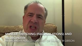 Muscle Twitching Fasciculations And Neuropathy [upl. by Millie]