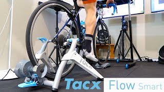 TACX Flow Smart Trainer  Unboxing Building Ride Review [upl. by Columbyne]