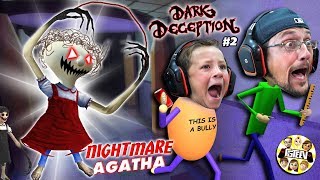 Baldis Basics NIGHTMARE School Escape House Glitch FGTEEV Dark Deception 2 [upl. by Theodora320]