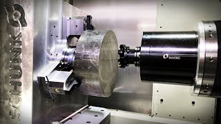 60 HP MAKINO Horizontal  Machining Titanium  1st CUT [upl. by Herv]