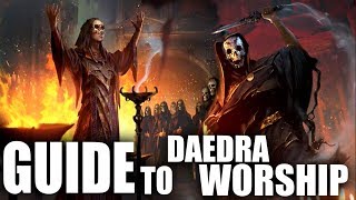 The ULTIMATE Guide to Daedra Worship  Elder Scrolls Lore [upl. by Cumine]