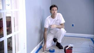 Painting the Baseboards  Benjamin Moore [upl. by Dowski]