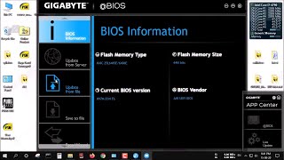 How to update BIOS of Gigabyte Motherboard with Appcenter bios Utility  Windows10 [upl. by Rachel919]