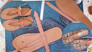 How to make female sandals [upl. by Hserus]