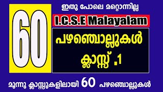 I C S E MalayalamFinal Exam Special  pazhamchollukal  പഴഞ്ചൊല്ല്  Grammar Part [upl. by Bent]