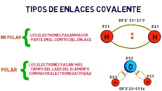 Enlace Covalente polar y no polar [upl. by Anyel101]