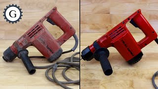 CONCRETE HAMMER DRILL RESTORATION  Hilti TE12S [upl. by Htebasile]