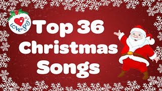 Top 36 Popular Christmas Songs and Carols Playlist 🎅 [upl. by Aivizt13]