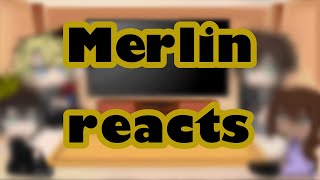 Merlin reacts  Gacha club  read description [upl. by Sirap]