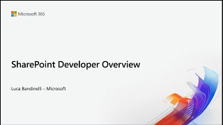 SharePoint developer overview [upl. by Assenal]