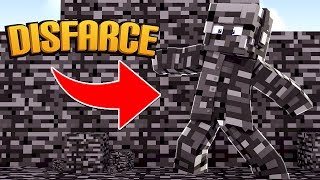 Minecraft DISFARCE DE BEDROCK  EscondeEsconde [upl. by Aihselef]