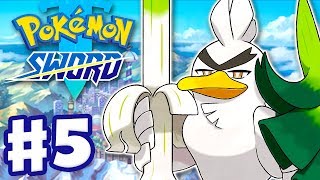 Galarian Farfetchd Evolves into Sirfetchd  Pokemon Sword and Shield  Gameplay Walkthrough Part 5 [upl. by Barty]