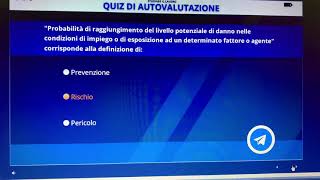 Alternanza Scuola Lavoro Quiz di autovalutazione modulo 5 [upl. by Nerua]