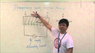 Demagnetising by Electrical Method [upl. by Enerak]