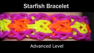 Rainbow Loom® Starfish Bracelet [upl. by Hsakiv]