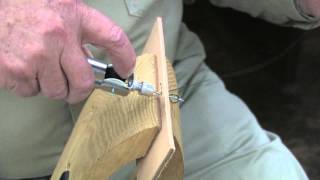 How To Use The Sewing Awl Kit On Leather [upl. by Ahsieni]