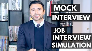 Job Interview Simulation and Training  Mock Interview [upl. by Hsirehc840]