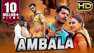 Ambala HD Tamil Hindi Dubbed Full Movie  Vishal Hansika Motwani Santhanam [upl. by Yffub]