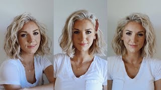 3 Ways to Curl SHORT Hair [upl. by Tonneson407]