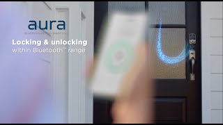 Aura Bluetooth smart lock  New from Weiser [upl. by Llorrad]