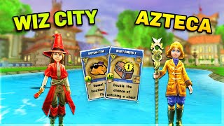 Wizard101 FISHING QUEST GUIDE  Wizard City to Azteca fishing  Quests in order [upl. by Jenei]