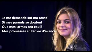 Louane  Je vole Michel Sardou  Lyric [upl. by Lamond]