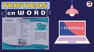 ✨💻 COMO HACER UN TRIPTICO EN WORD 2021 [upl. by Ailama183]