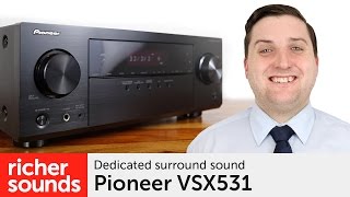 Pioneer VSX531  AV receiver  Richer Sounds [upl. by Tebzil]