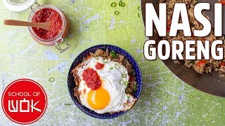 Delicious Indonesian Fried Rice  Nasi Goreng Recipe [upl. by Marquardt]