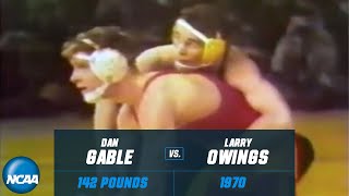 Dan Gable vs Larry Owings FULL 1970 NCAA title match at 142 pounds [upl. by Ainival333]