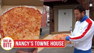 Barstool Pizza Review  Nancys Towne House Rahway NJ [upl. by Minsat]