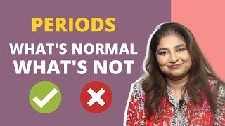 Periods Whats normal whats not  Explains Dr Sudeshna Ray [upl. by Towers734]