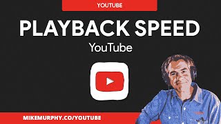 YouTube How To Change Playback Speed [upl. by Ahseele857]