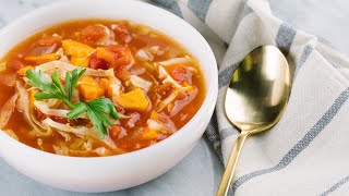 Classic Cabbage Soup Recipe  Delicious Vegetable Soup [upl. by Dam]