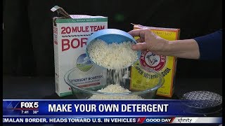 ITeam 3 Simple Ingredients for Homemade Laundry Detergent [upl. by Anekahs]