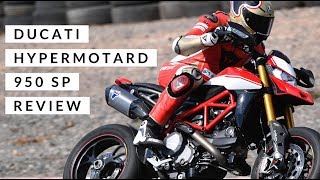 Ducati Hypermotard 950 SP Review 2019 [upl. by Nnylarej]