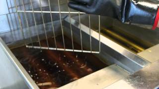 How to Filter Fry Oil  eTundra [upl. by Gillett]