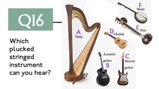 Instruments quiz [upl. by Natanoj]