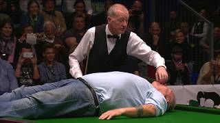 Steve Davis trickshot show 2017 10 23 Budapest Afternoon session [upl. by Wootten468]