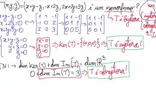 Checando que uma transformação linear é isomorfismo [upl. by Drofnats]