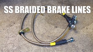 How to Install Stainless Steel Brake Lines [upl. by Nessy]