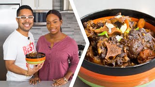 How To Make Trini Stew Oxtail  Foodie Nation [upl. by Giguere888]